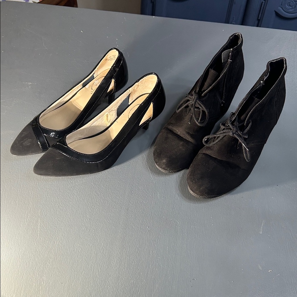 Elegant Black Women's Shoes Set 2 paid universal threads and simply comfort